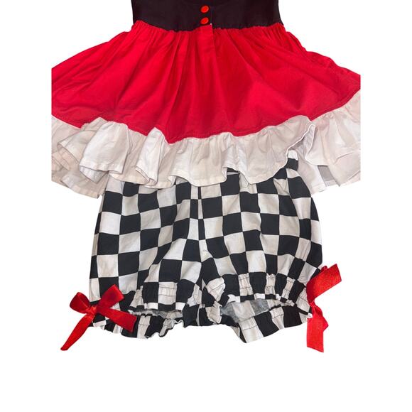 BBOJ Queen of Hearts Dress 2T Disney Alice in Wonderland Boutique Costume - Picture 11 of 14